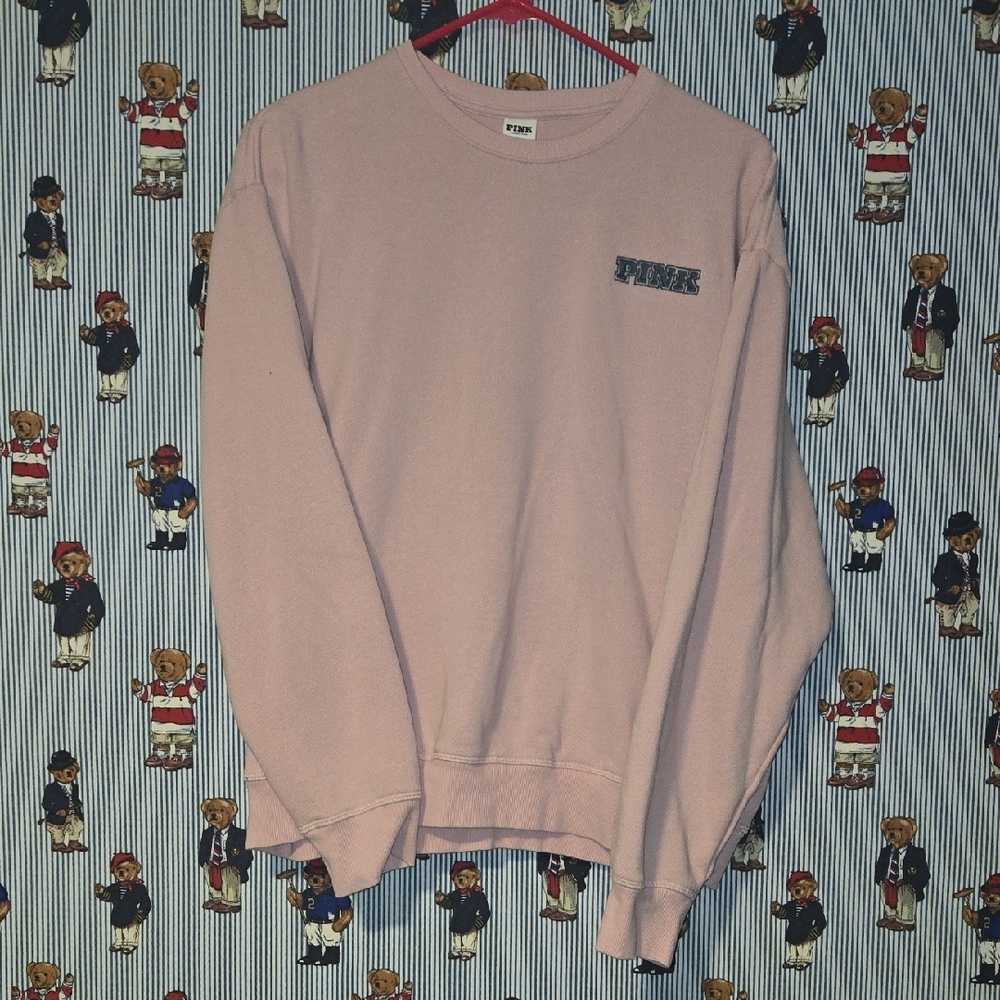 VS PINK Ivy Limited Edition Chalk Rose Sweatshirt Medium